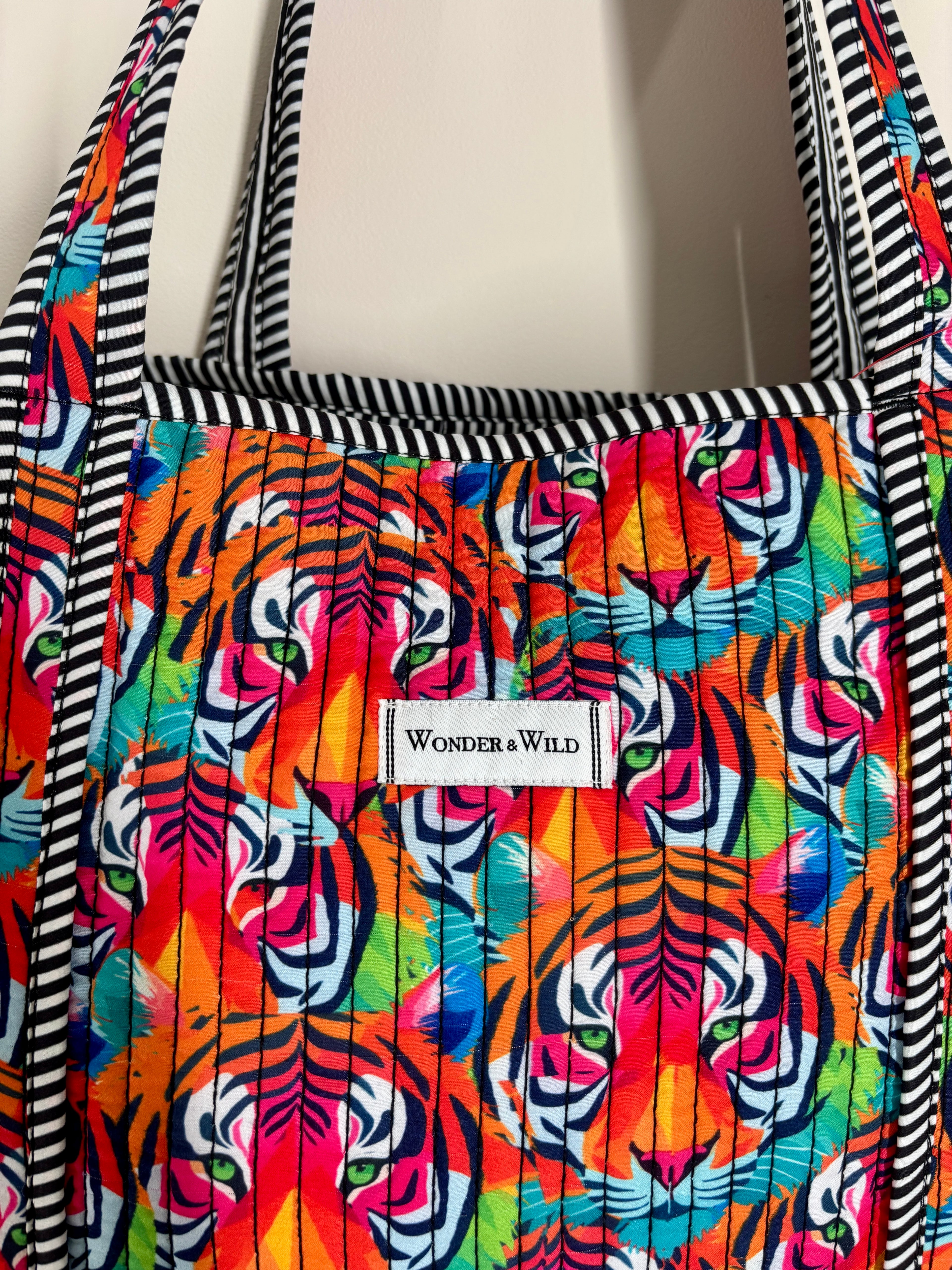 Wild Tiger Reversible Shopper