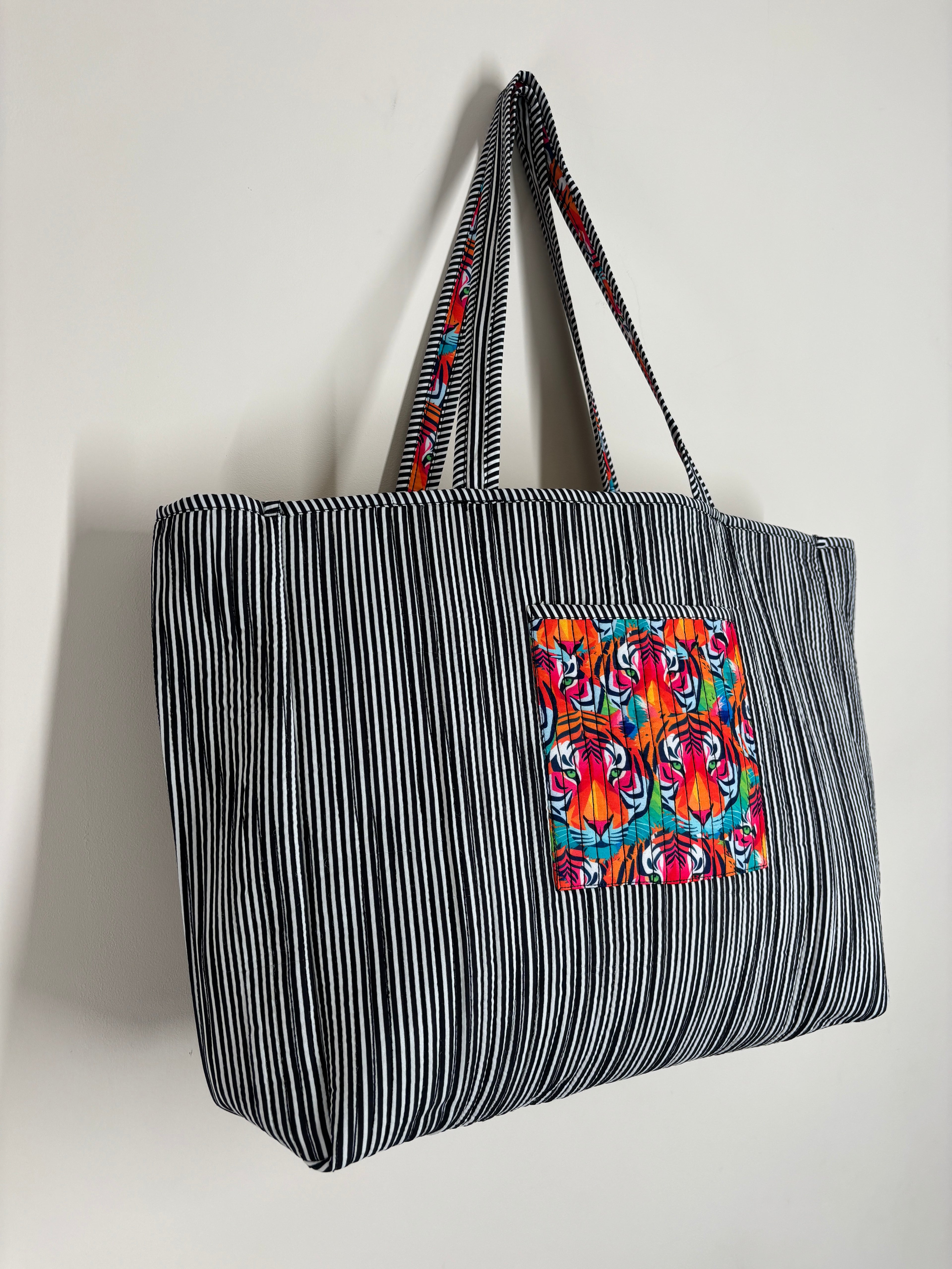 Wild Tiger Reversible Shopper