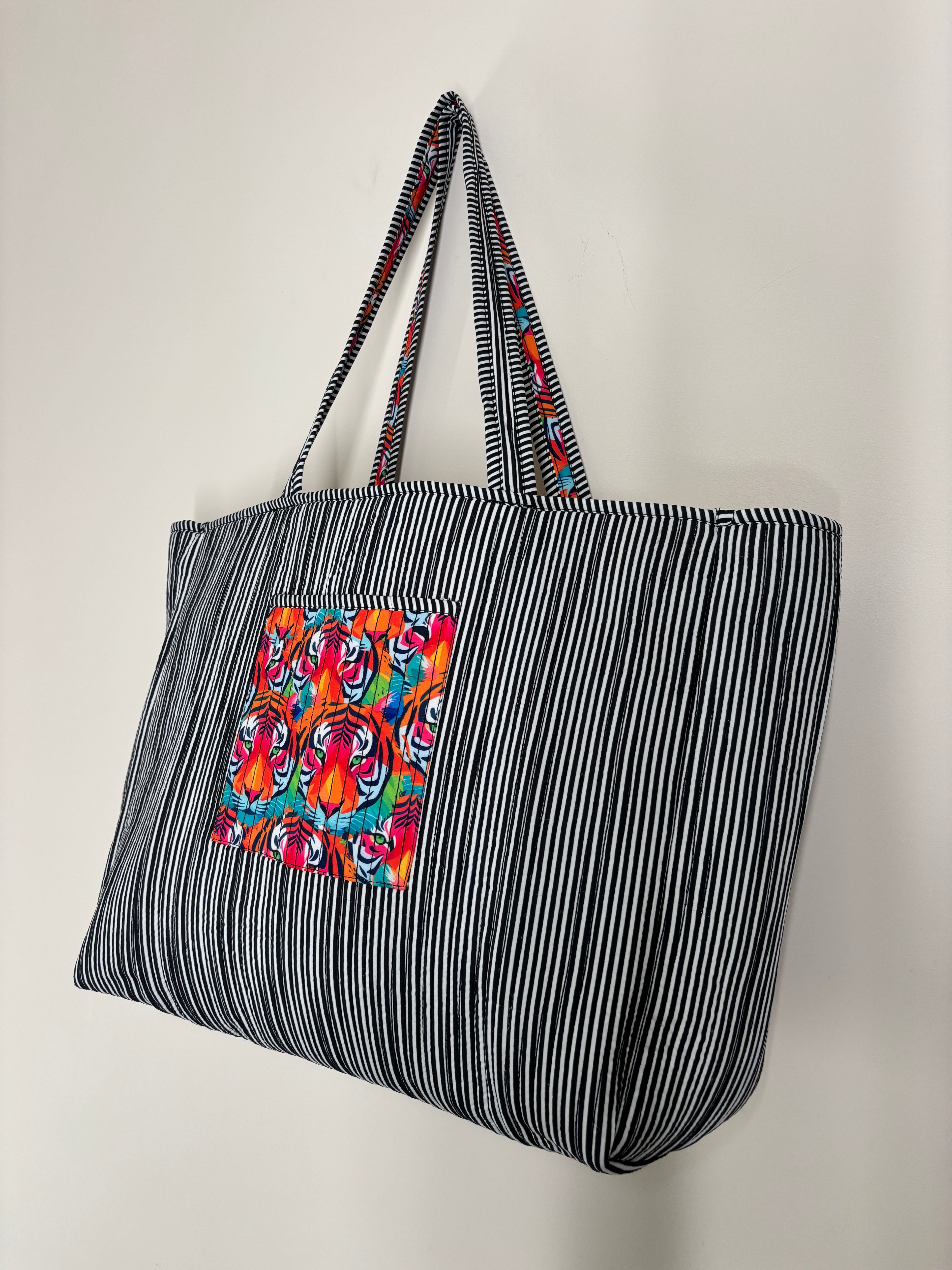 Wild Tiger Reversible Shopper