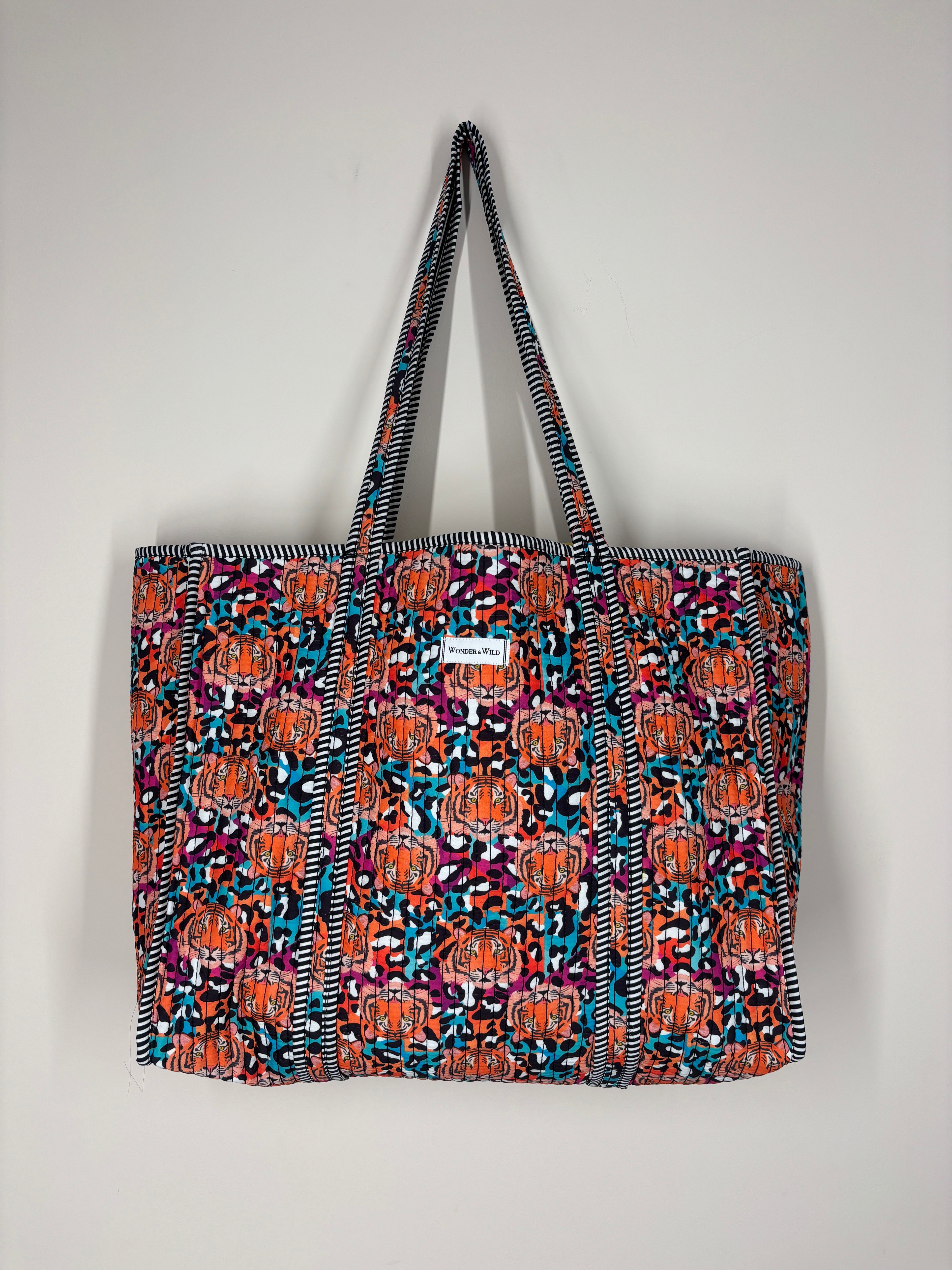 Leopard Tiger Reversible Shopper