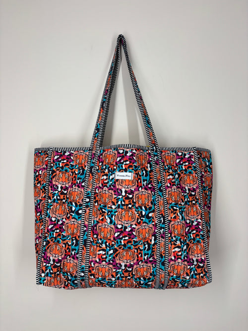 Leopard Tiger Reversible Shopper