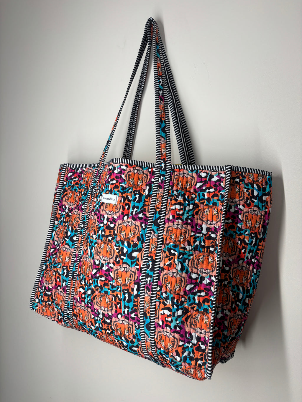 Leopard Tiger Reversible Shopper