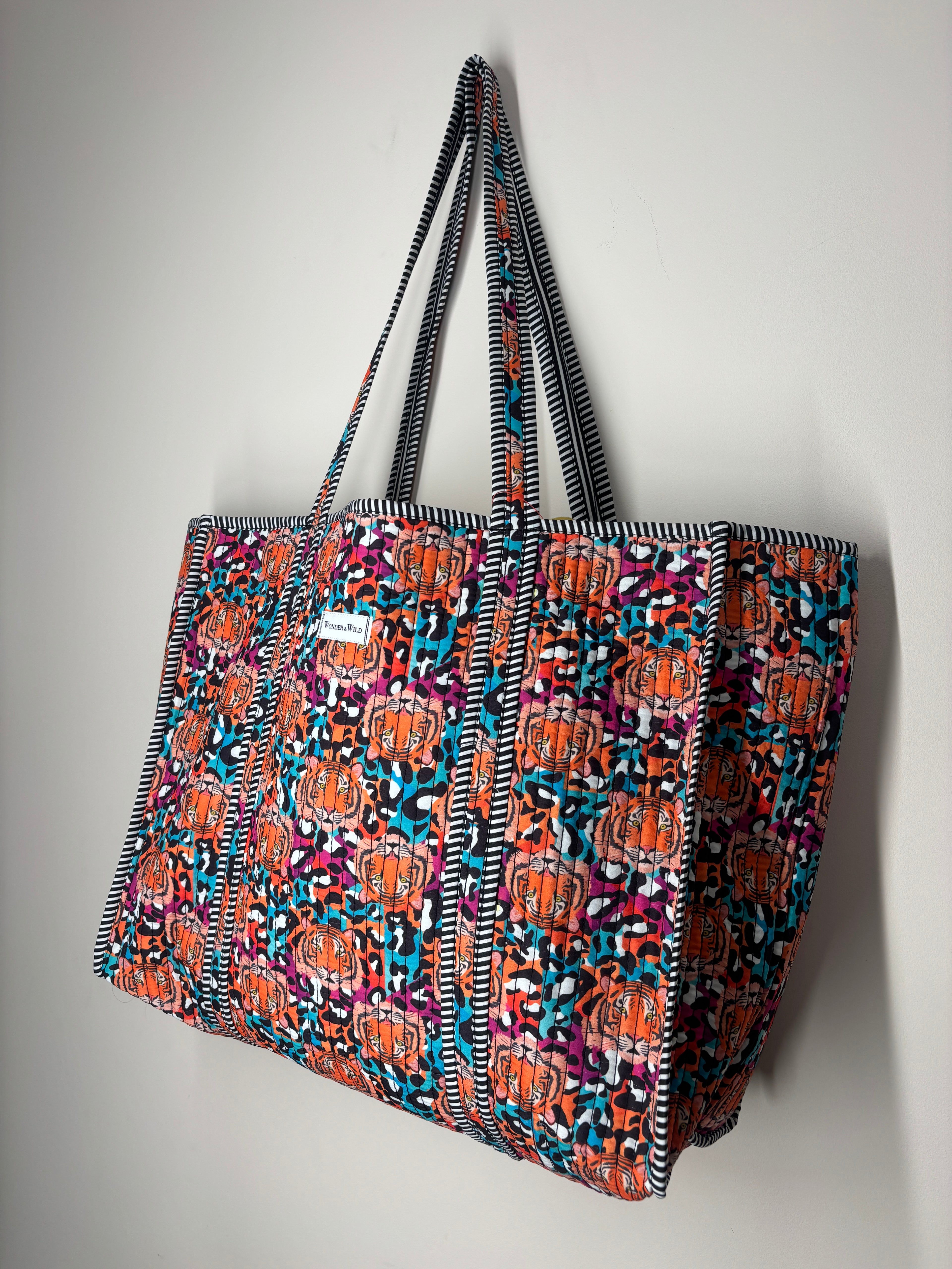 Leopard Tiger Reversible Shopper