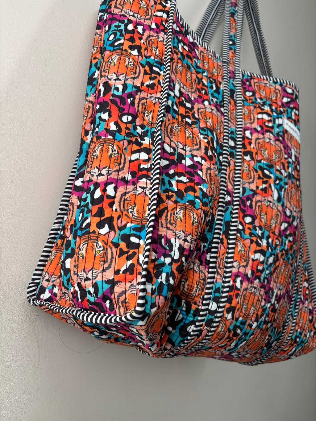 Leopard Tiger Reversible Shopper