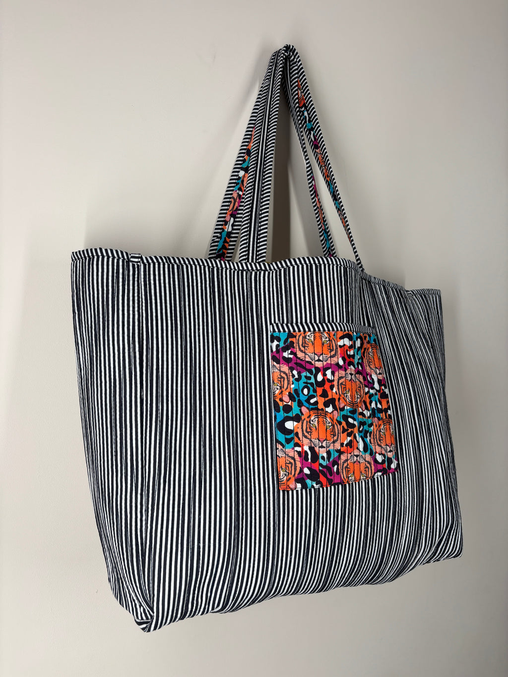 Leopard Tiger Reversible Shopper