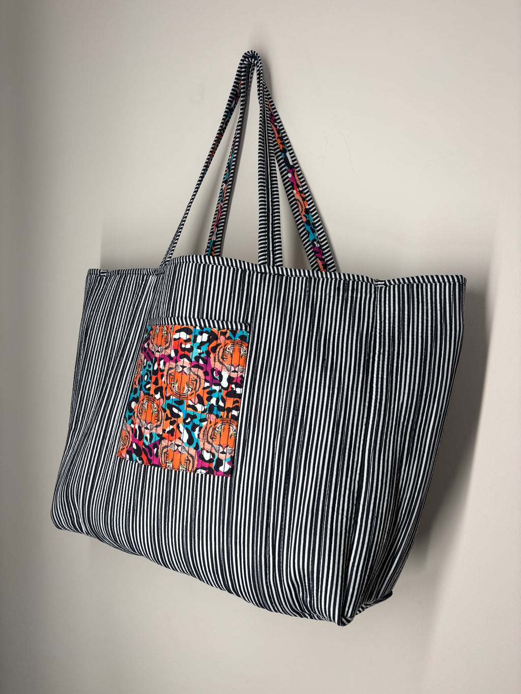 Leopard Tiger Reversible Shopper
