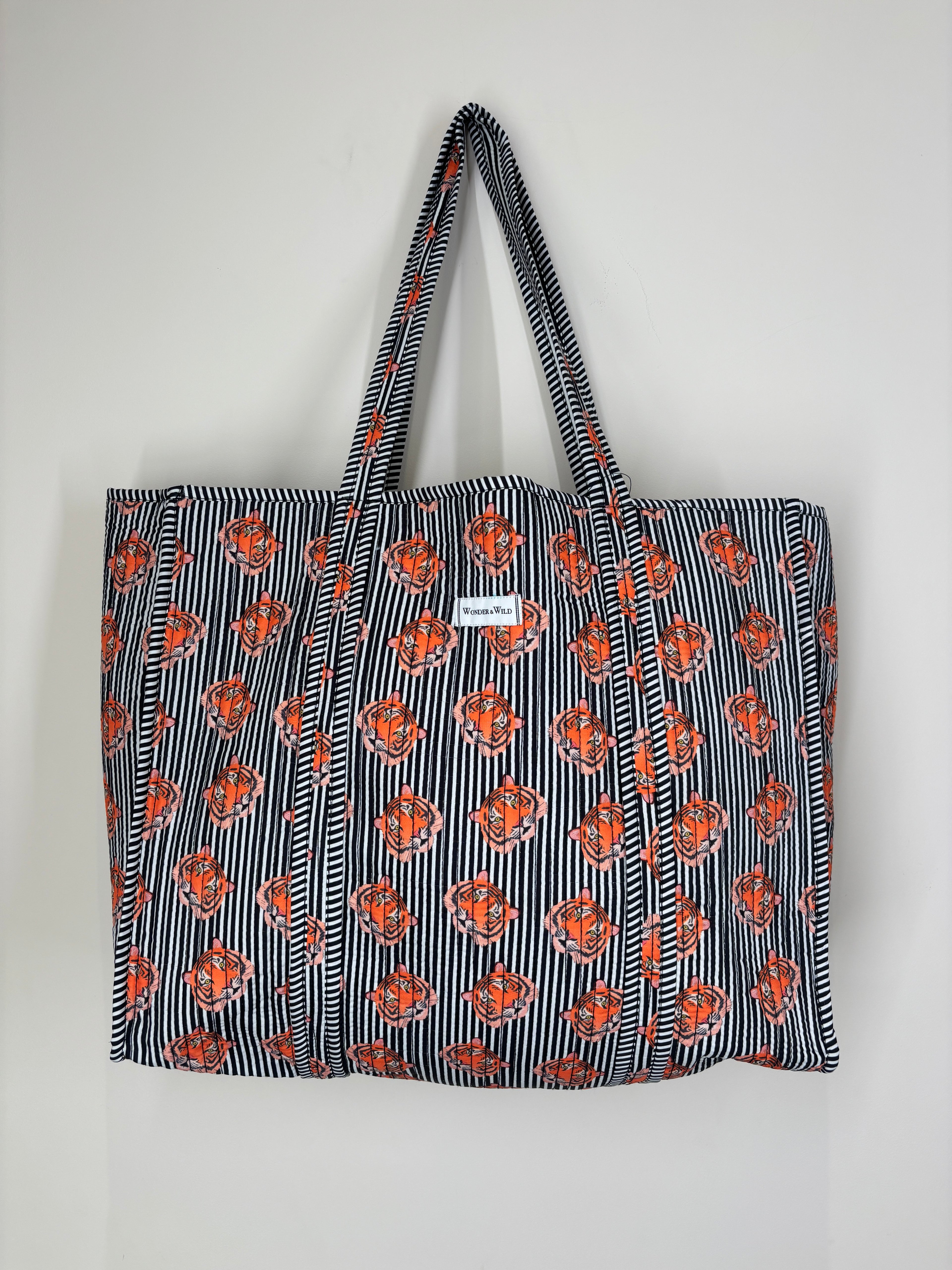 Stripe Tiger Reversible Shopper