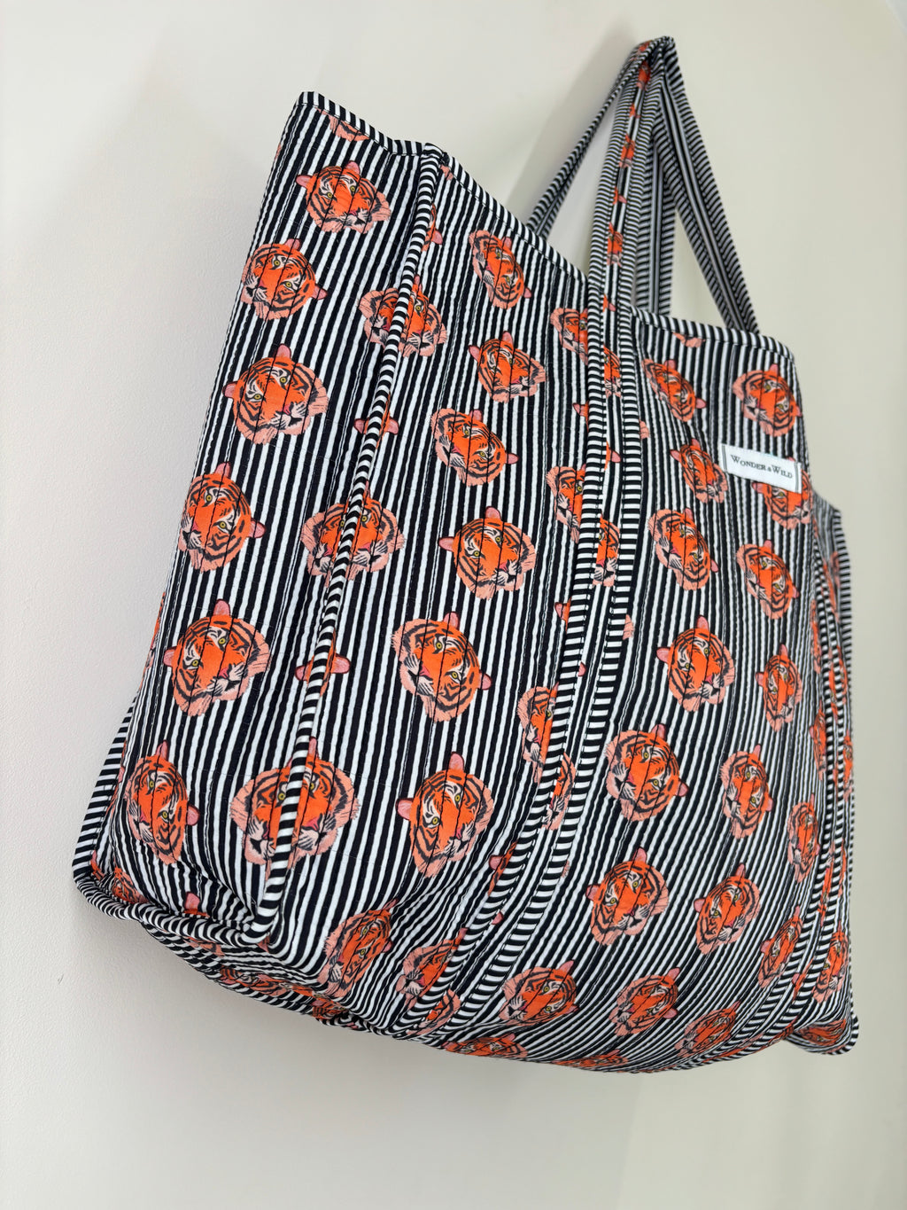 Stripe Tiger Reversible Shopper