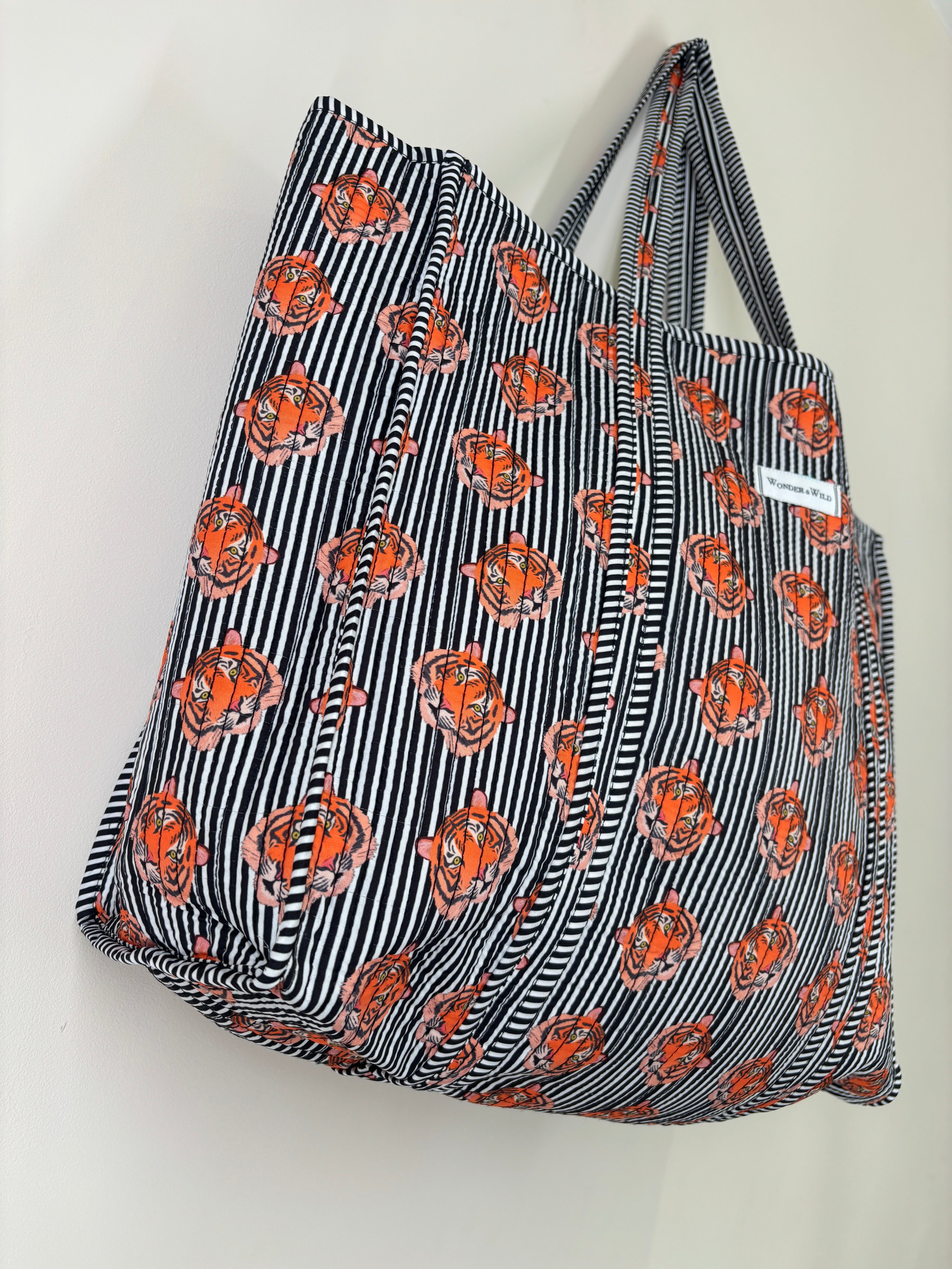 Stripe Tiger Reversible Shopper