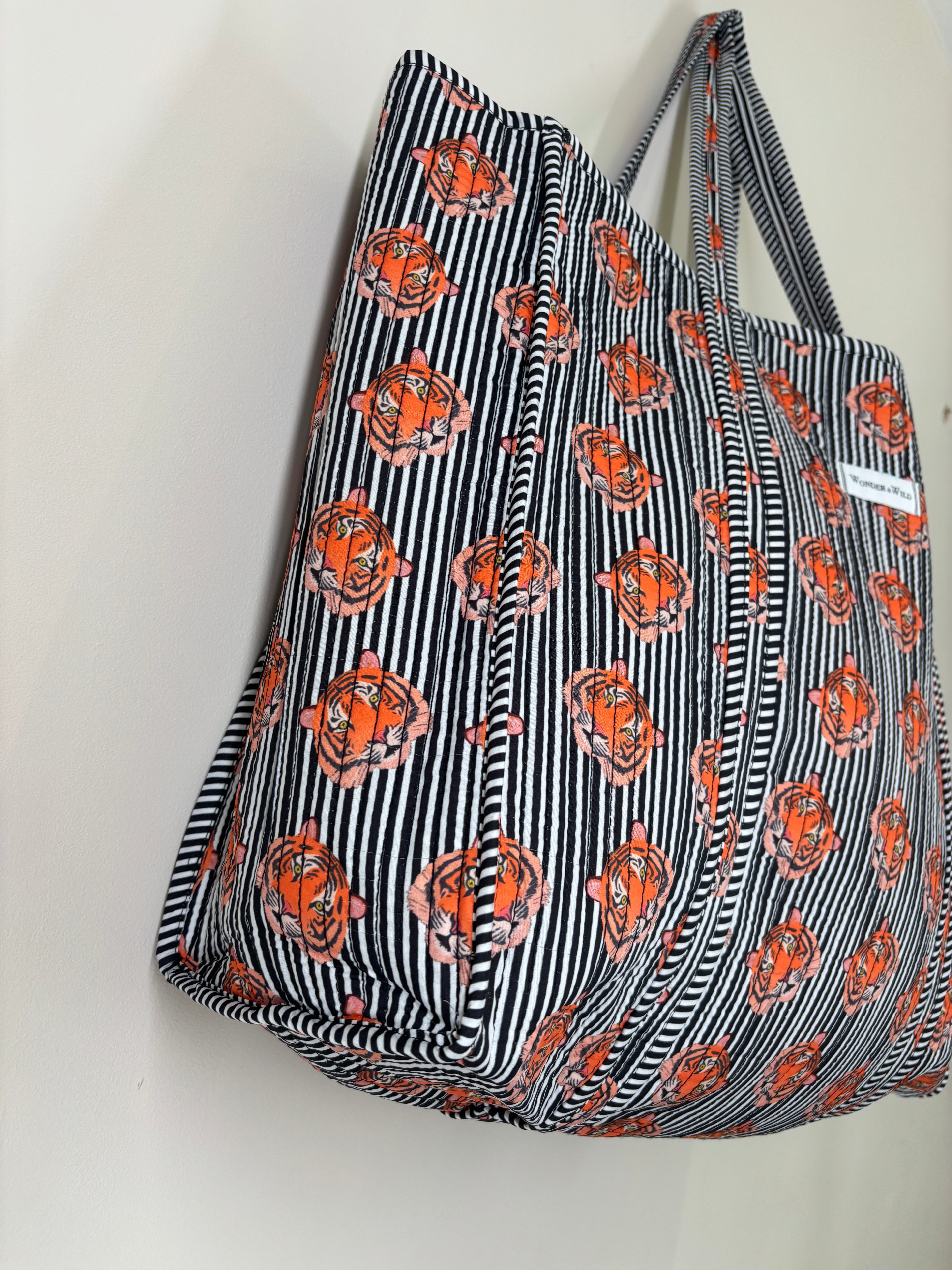 Stripe Tiger Reversible Shopper