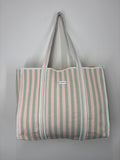 Riviera Stripe Reversible Shopper