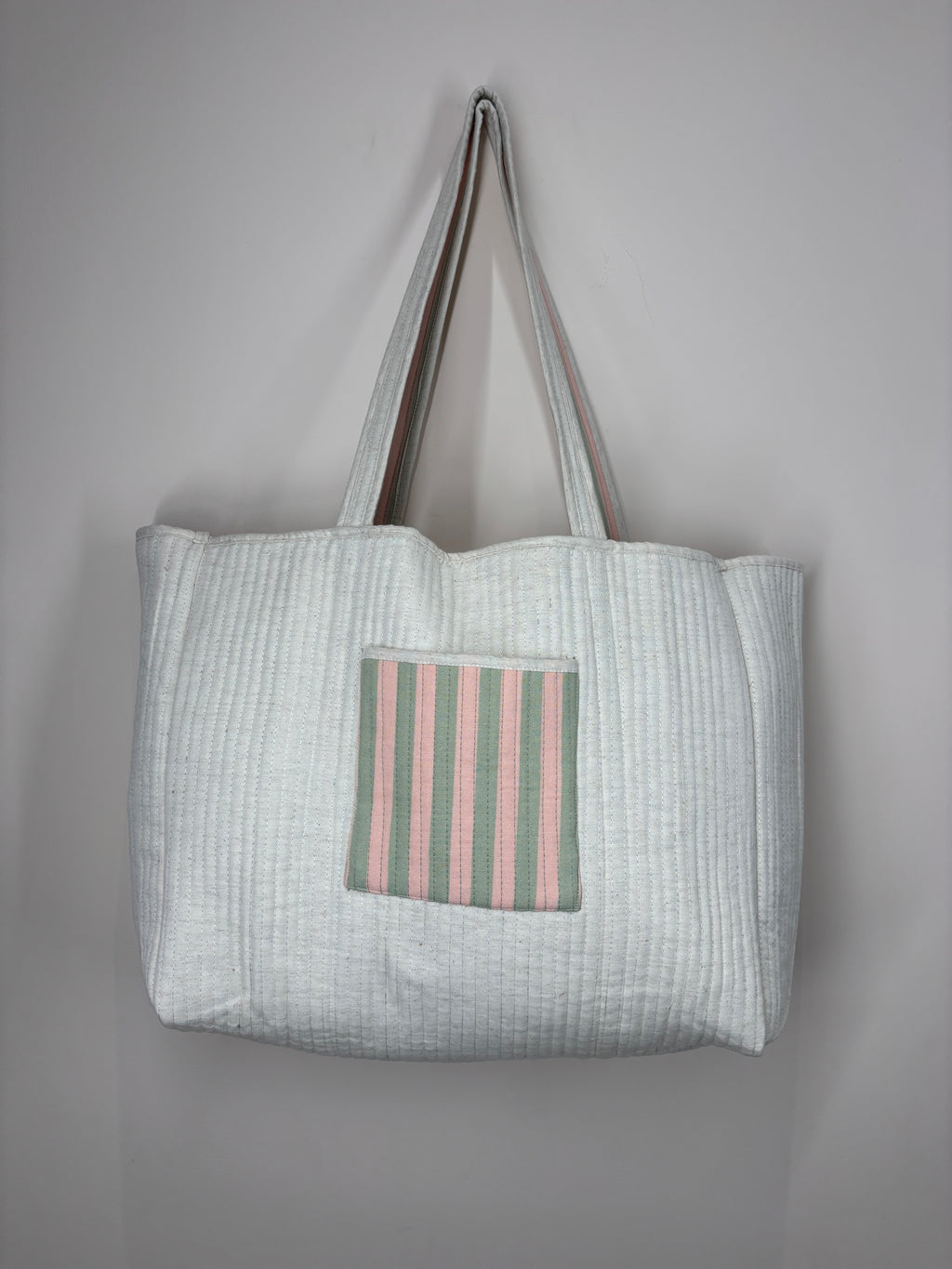 Riviera Stripe Reversible Shopper