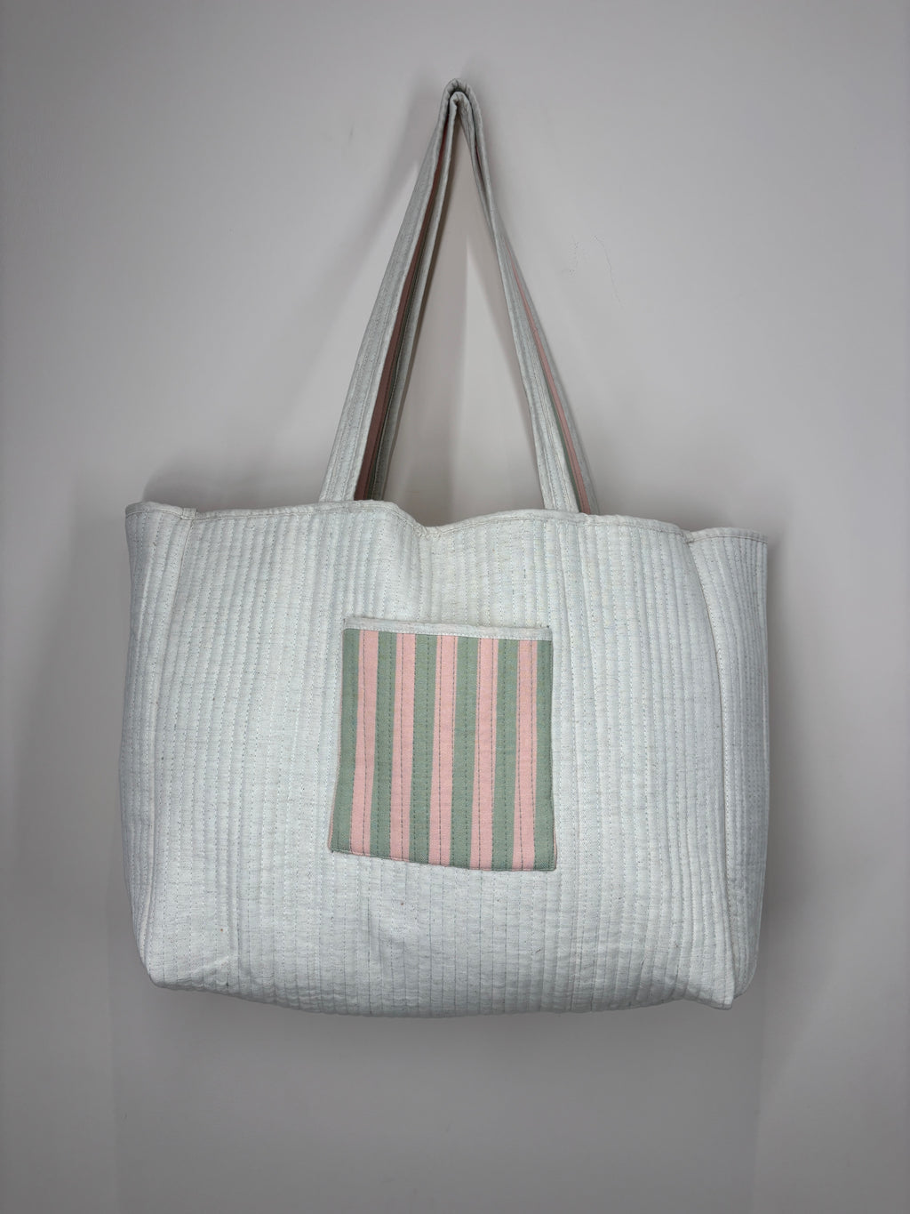Riviera Stripe Reversible Shopper