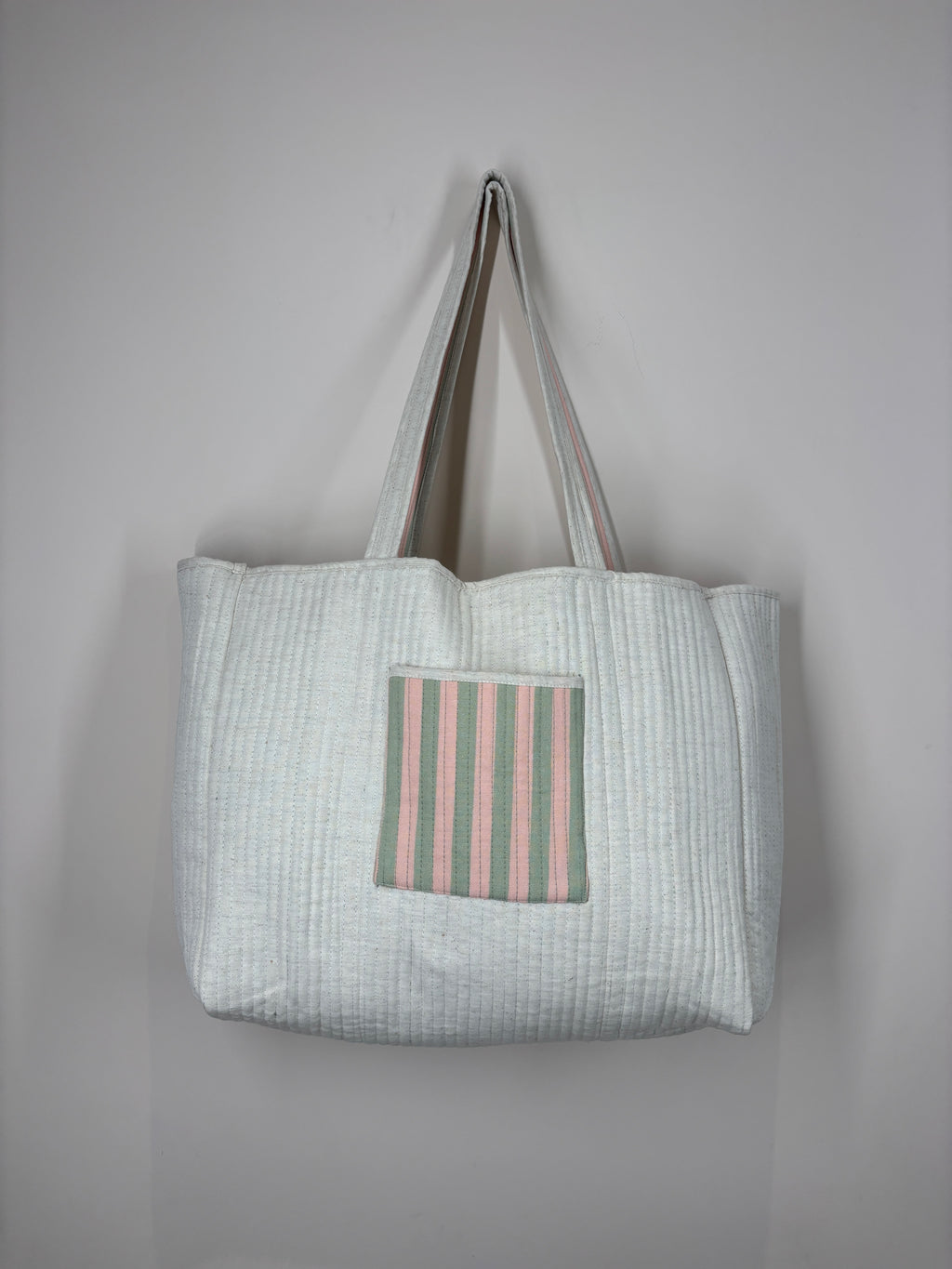 Riviera Stripe Reversible Shopper