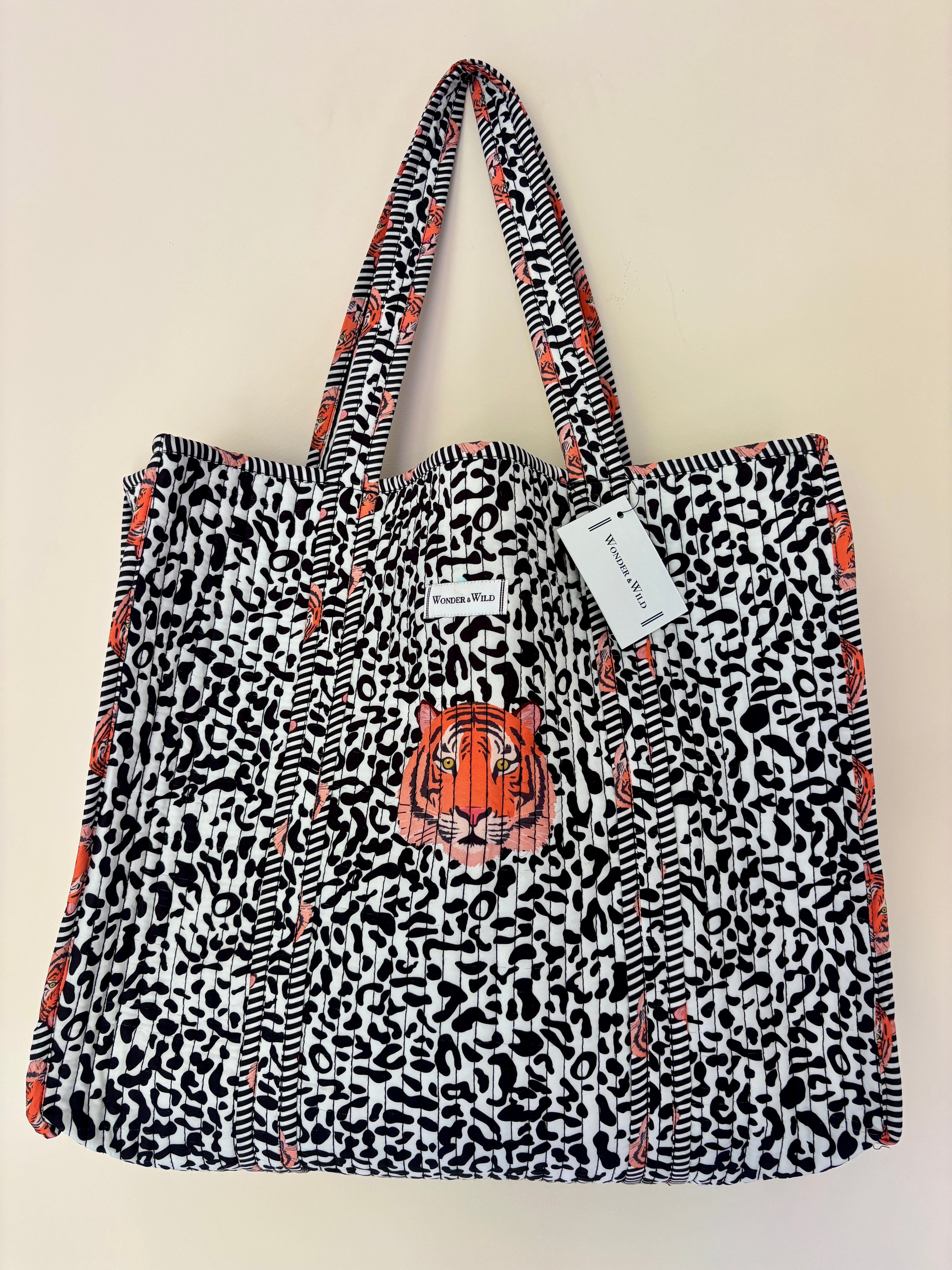 Tiger Face Reversible Shopper Bag