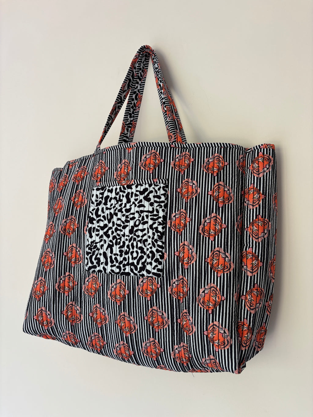 Tiger Face Reversible Shopper Bag
