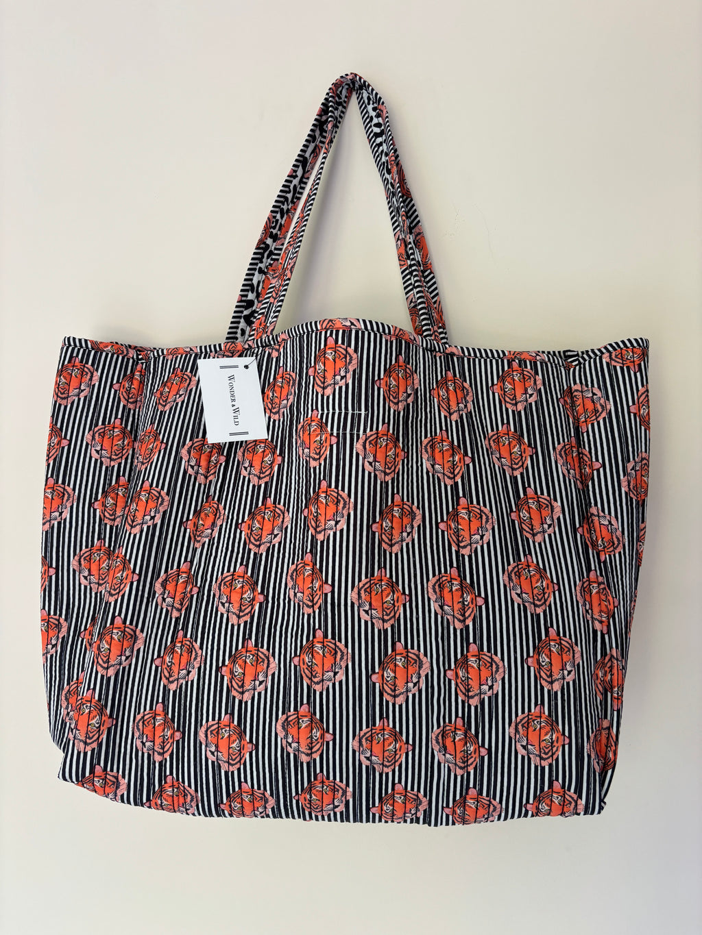 Tiger Face Reversible Shopper Bag