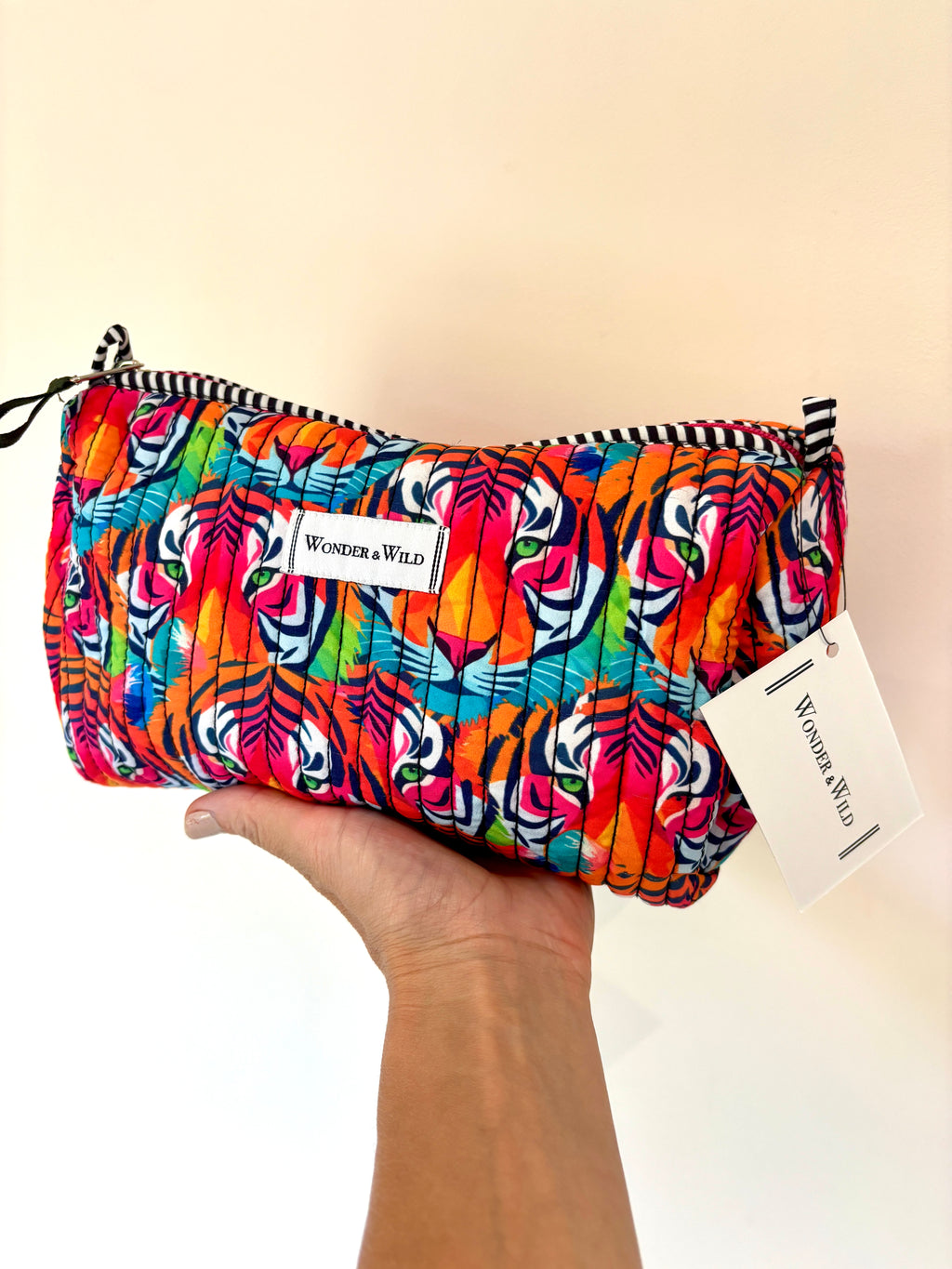 Wild Tiger Reversible Organiser Bag