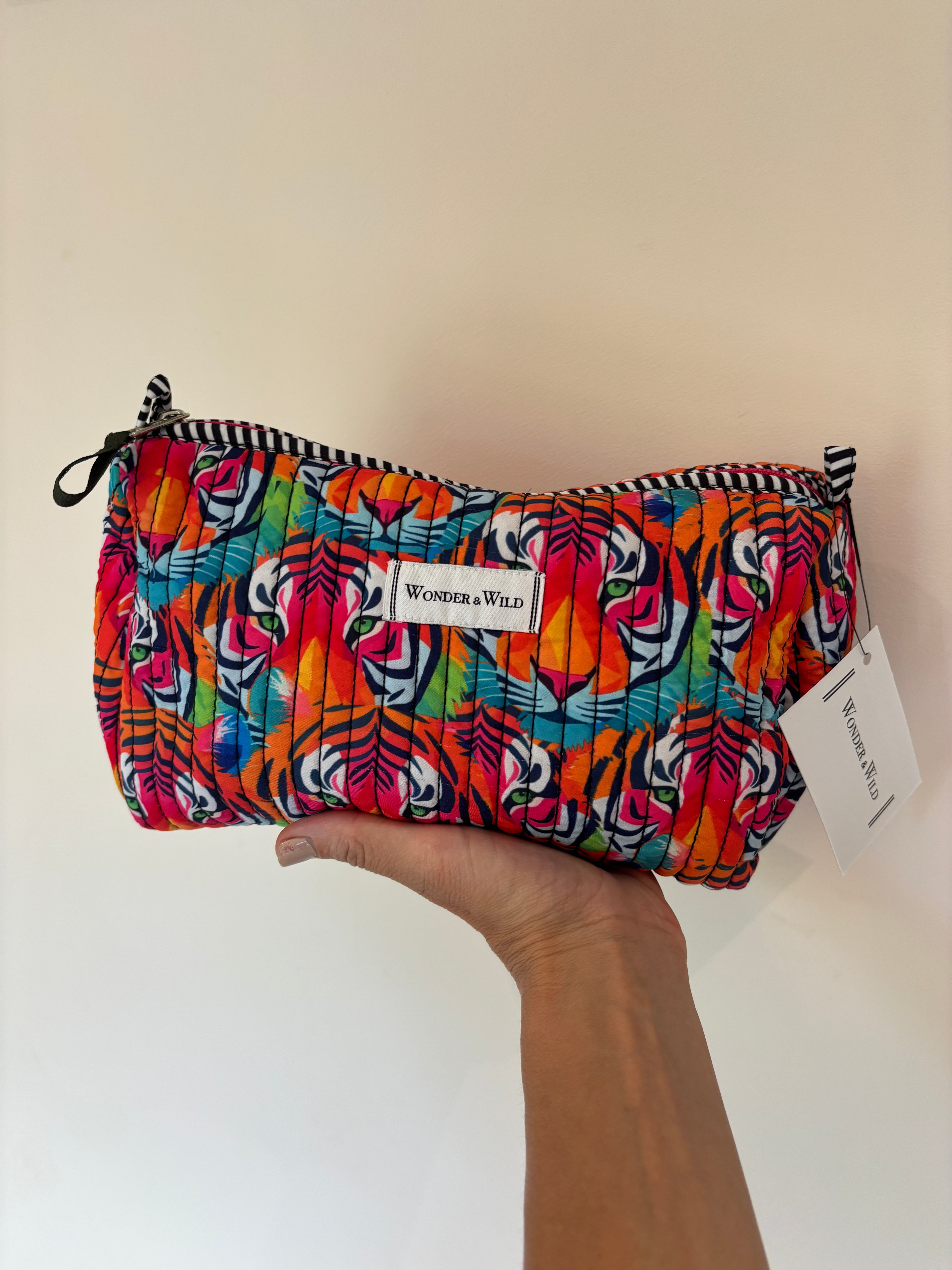 Wild Tiger Reversible Organiser Bag
