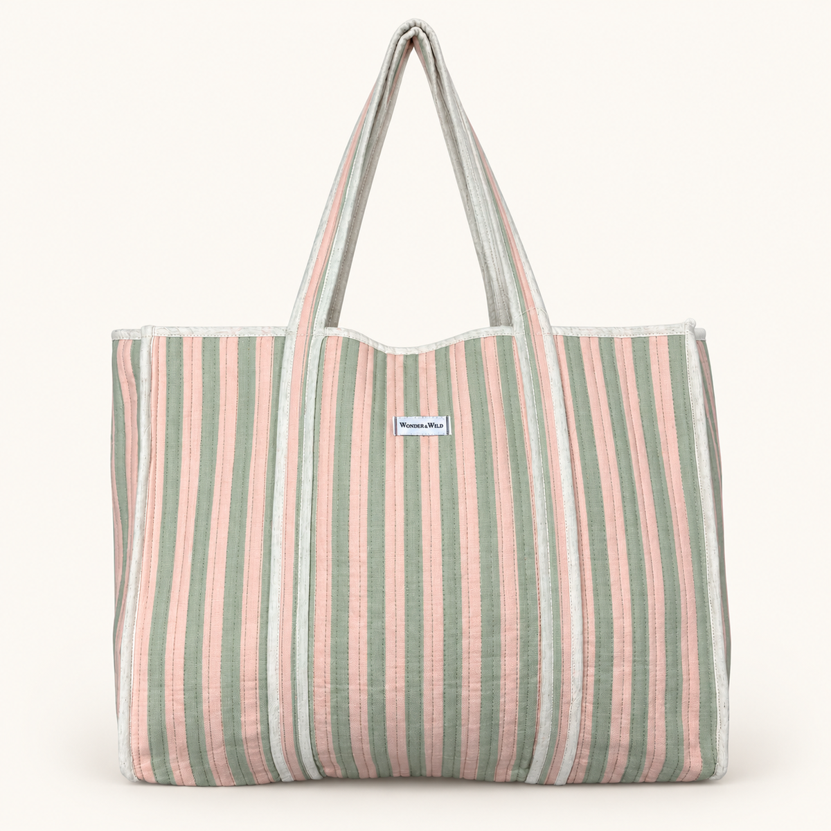 Riviera Stripe Reversible Shopper
