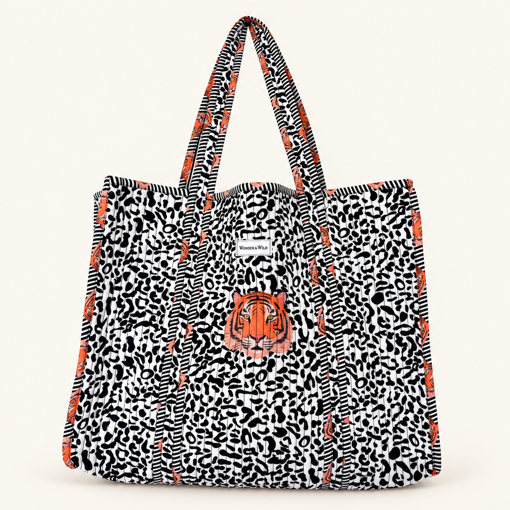 Tiger Face Reversible Shopper Bag