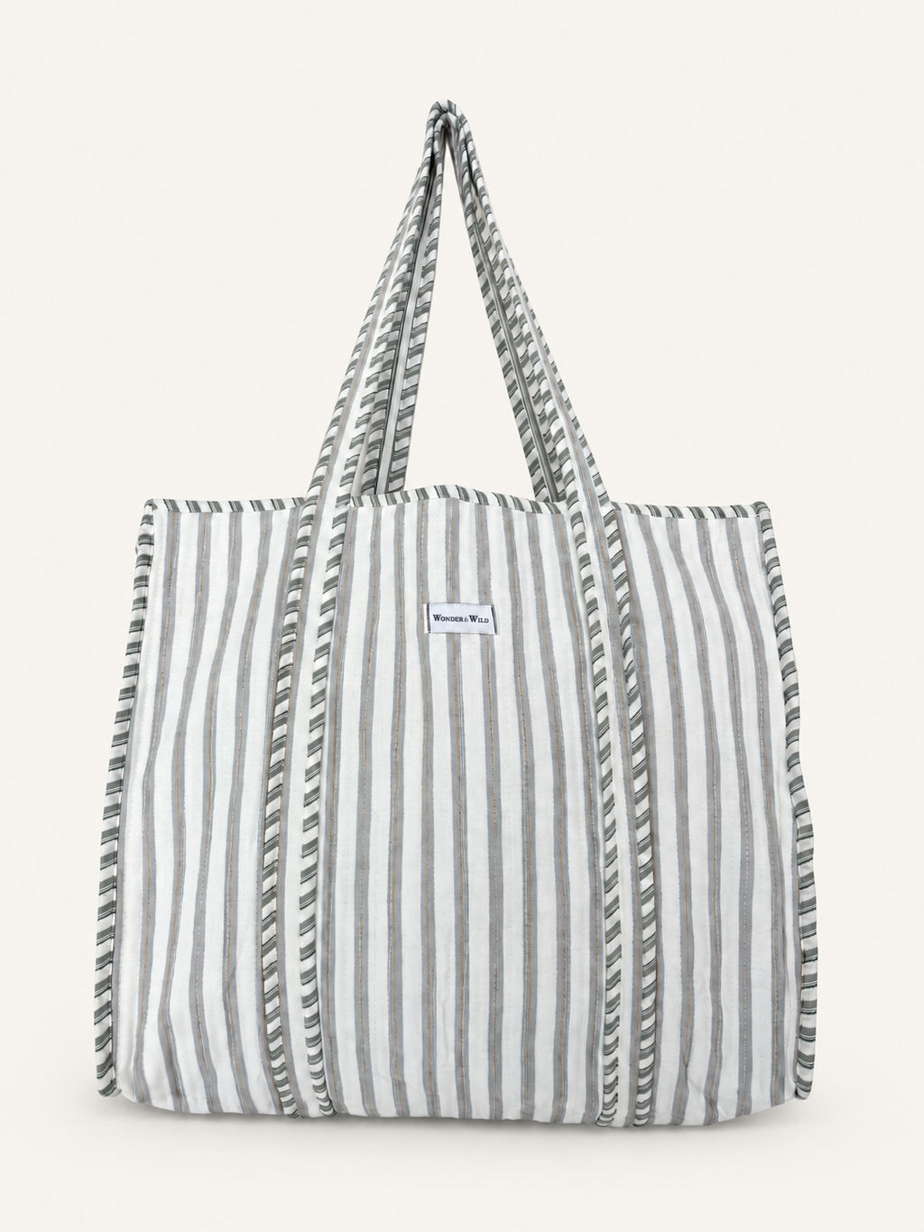 Pebble Stripe Reversible Shopper