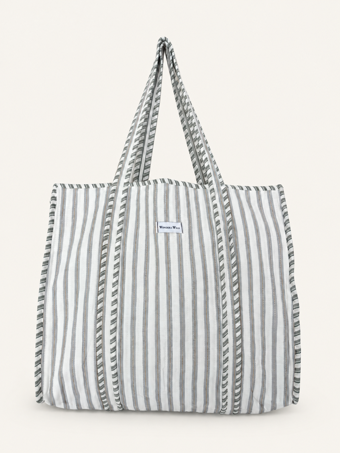 Pebble Stripe Reversible Shopper