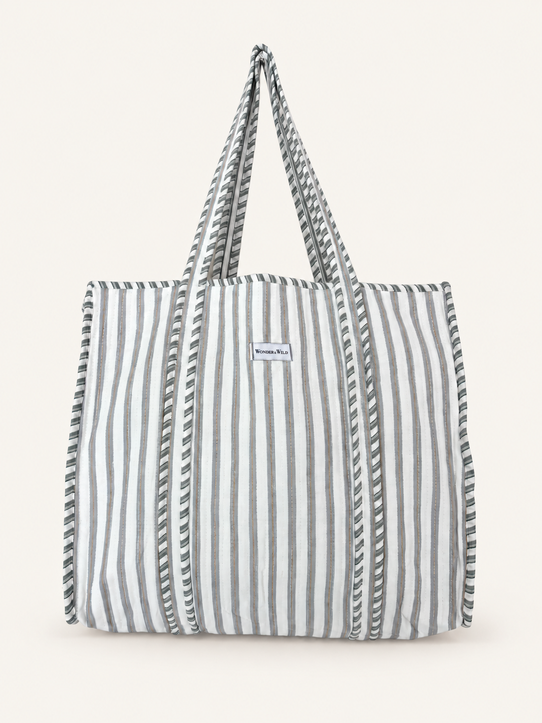 Pebble Stripe Reversible Shopper