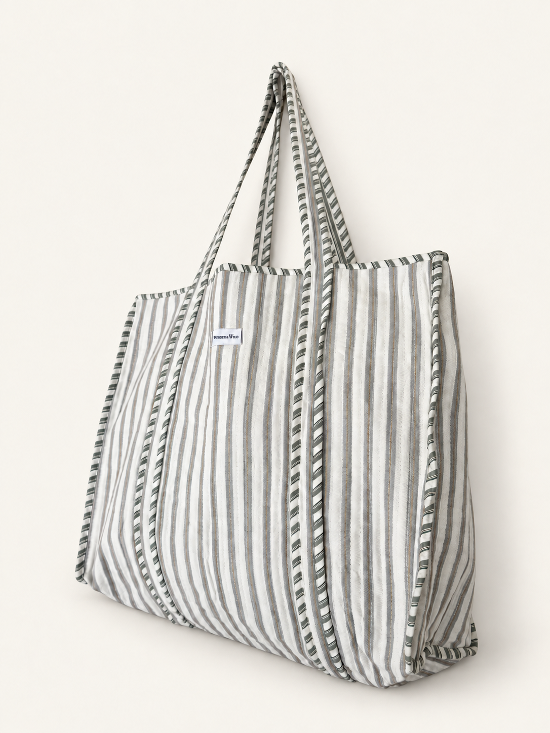 Pebble Stripe Reversible Shopper