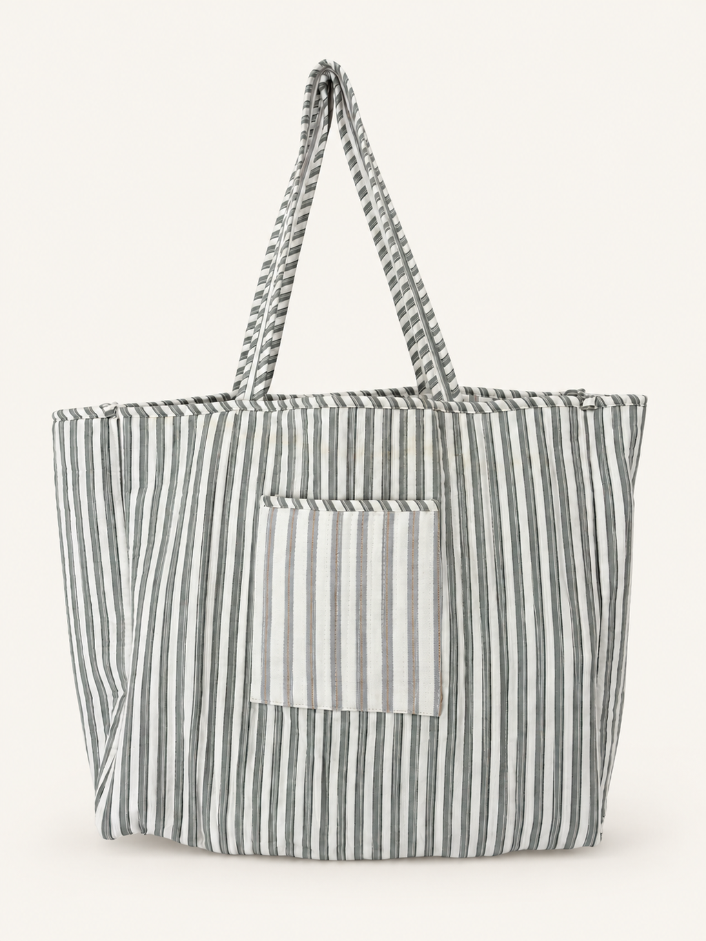 Pebble Stripe Reversible Shopper