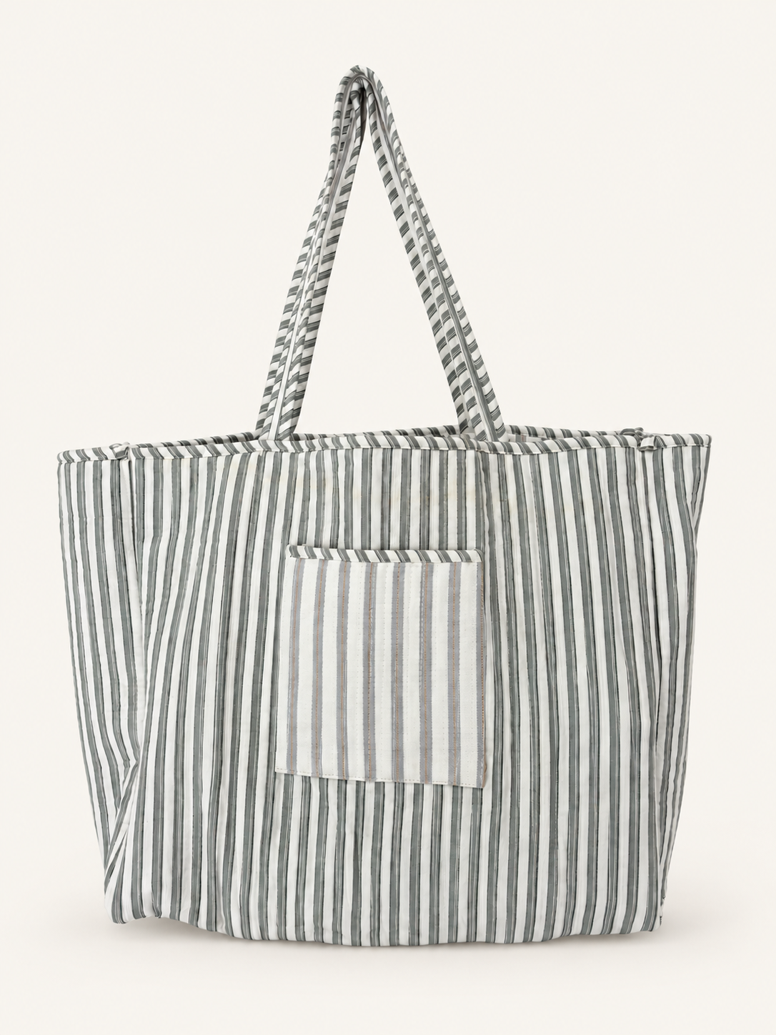 Pebble Stripe Reversible Shopper