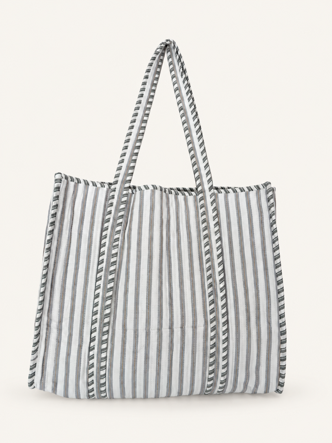 Pebble Stripe Reversible Shopper