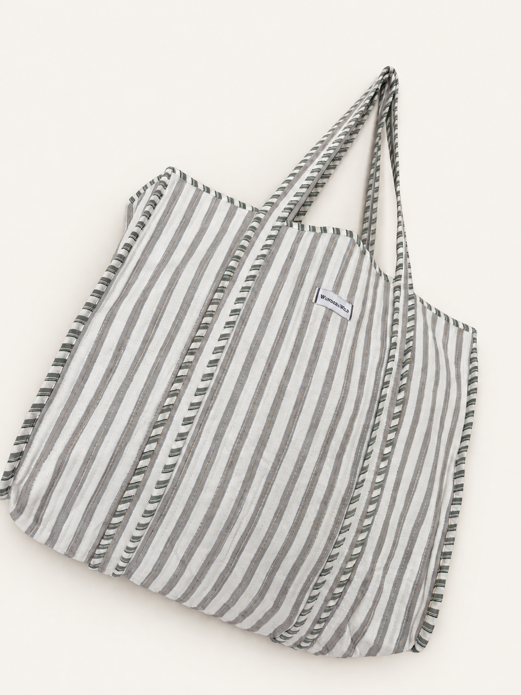 Pebble Stripe Reversible Shopper