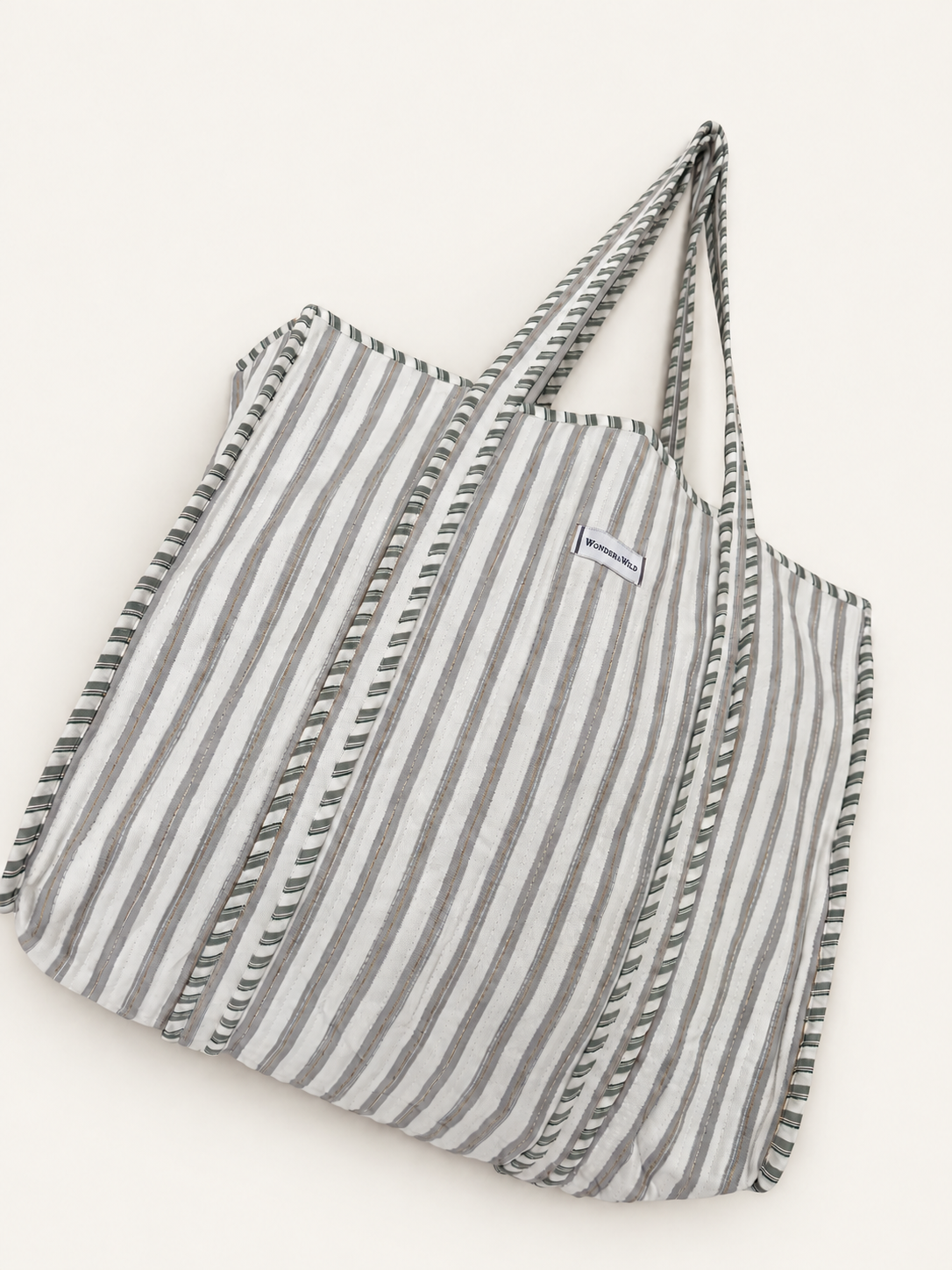 Pebble Stripe Reversible Shopper