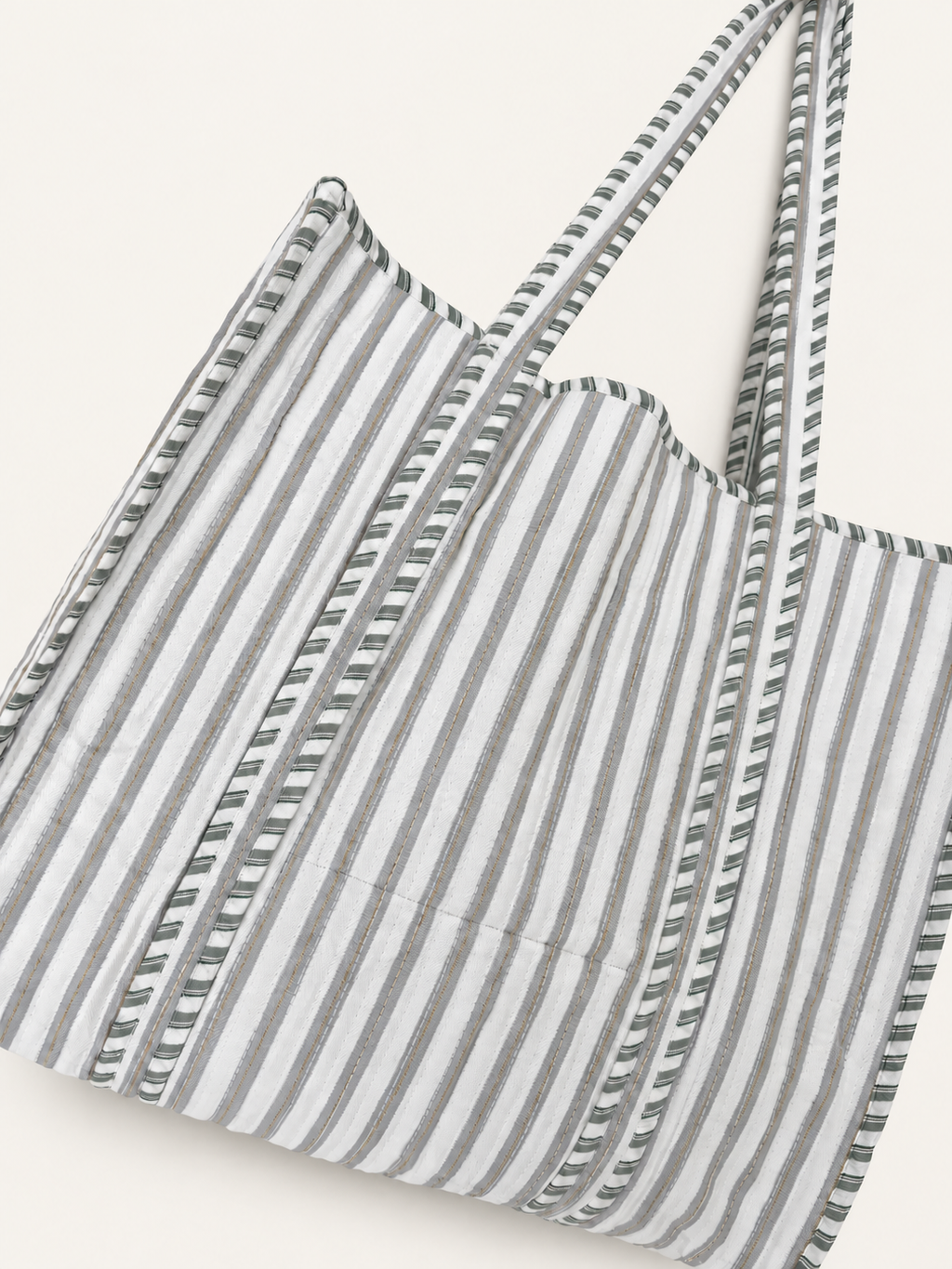 Pebble Stripe Reversible Shopper