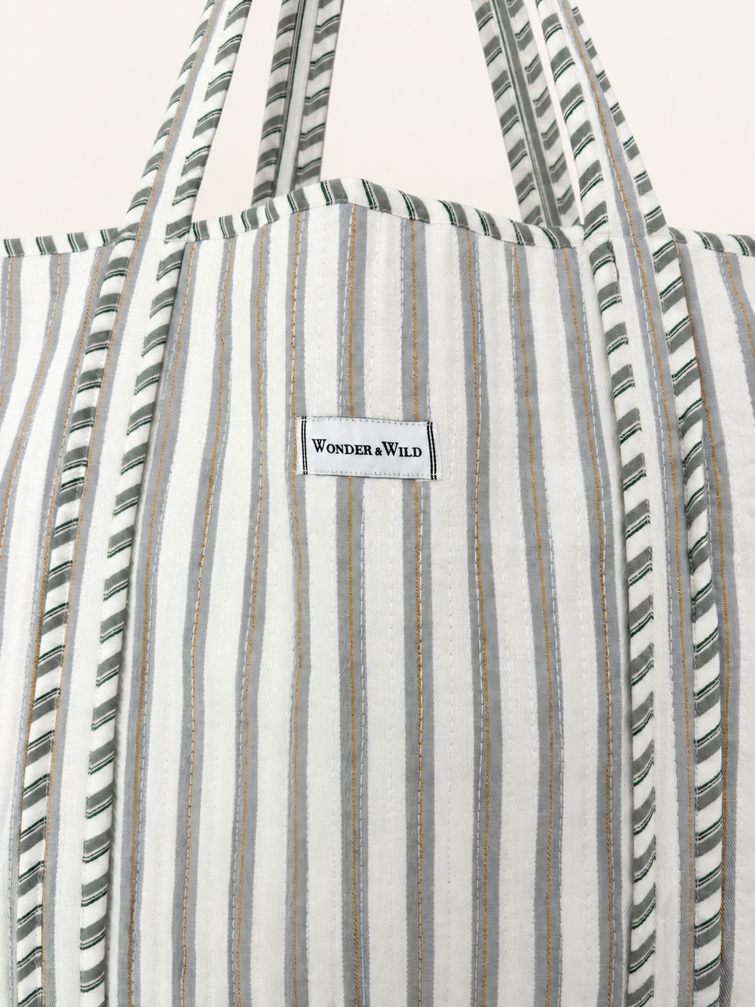 Pebble Stripe Reversible Shopper